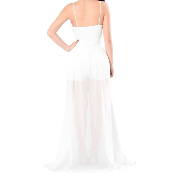 Can't Fade Away Maxi Dress
White Shorts Romper Maxi Dress - Picture 5 of 12